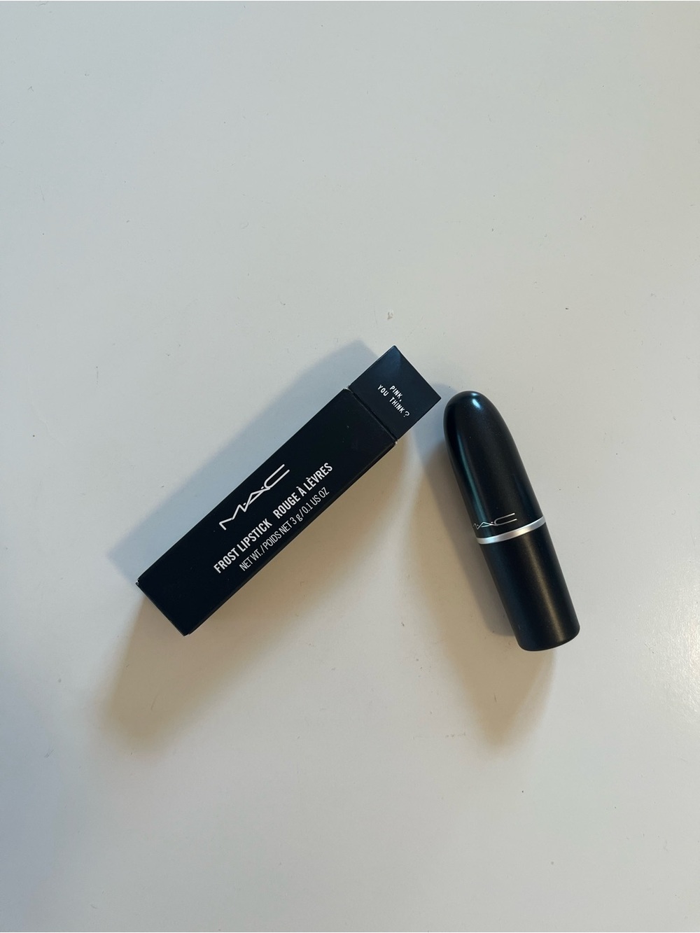 New MAC Cosmetics Frost Lipstick Pink, You Think?